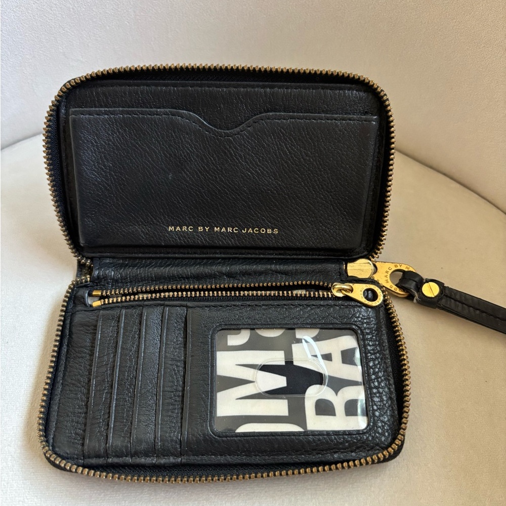 Marc by Marc Jacobs Black Leather Wallet